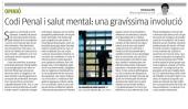article salut mental i codi penal, El Punt Avui