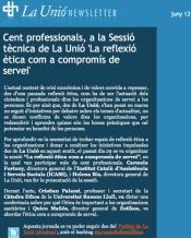 newsletter reflexió ètica