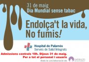 Dia Mundial sense Tabac Hospital de Palamós