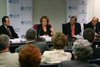 Marina Geli presenta el programa del PSC a La Unió. Eleccions al Parlament de Catalunya 2006
