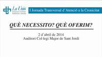 vídeo I Jornada Transversal d\'Atenció a la Cronicitat de La Unió