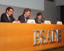 V Jornada Associats Col·laboradors, Helena Ris, Manel Peiró, Ignasi López, ESADE