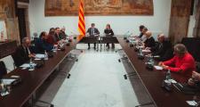 Reunió del president Illa amb les patronals de l’atenció a la gent gran