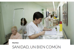 Sanidad, un bien común