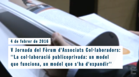 vídeo V Jornada Fòrum Associats Col·laboradors