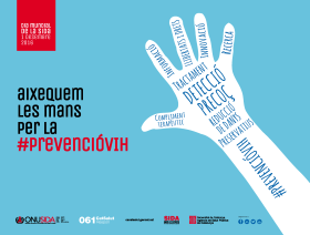 Campanya ‘Aixequem les mans per la #prevencioVIH'