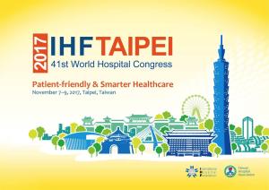 Congrés Mundial d\'Hospitals 2017, International Hospital Federation, IHF