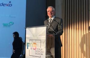 Manel Jovells, director general de la Fundació Althaia i expresident de La Unió, al Fòrum d’Innovació en Salut de Rio de Janeiro.