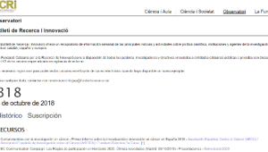 Butlletí Recerca i Innovació