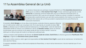 Newsletter de l'Assemblea General de La Unió
