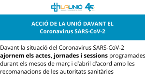 ACCIÓ DE LA UNIÓ DAVANT EL Coronavirus SARS-CoV-2
