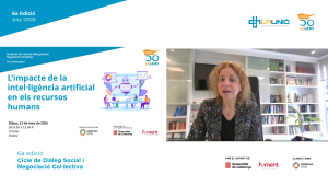  Jornada sobre l’Impacte de la Intel·ligència Artificial en els Recursos Humans