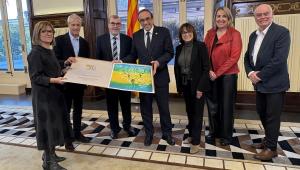 Trobada institucional de La Unió amb el president del Parlament de Catalunya