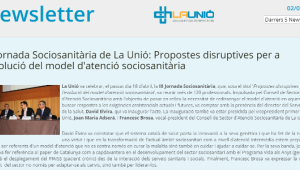 Disponible la newsletter de la III Jornada Sociosanitària: Propostes disruptives per a l'evolució del model d'atenció sociosanitària