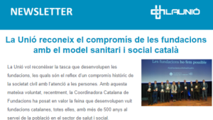 La Unió, compromesa amb les fundacions