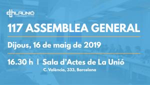 16 de Maig: 117ena Assemblea General de La Unió