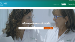 L'Hospital Clínic i la Fundación BBVA creen un web per difondre informació de salut fiable i segura  
