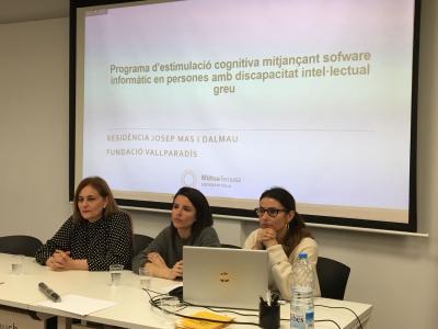 Programa d'estimulació cognitiva mitjançant software informàtic en persones amb discapacitat intel·lectual greu,Consell d'Atenció al Sector de la Dependència, Dolors Colominas, Juliana Reyes i Vega Muriel,  Residència per a Discapacitats Intel·lectuals Josep Mas i Dalmau de Sant Joan Despí, de la Fundació Vallparadís