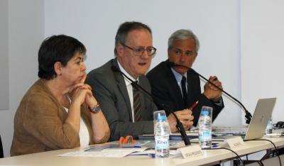 Helena Ris, Enric Mangas i David Elvira.