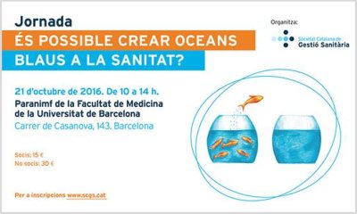 Jornada 'És possible crar oceans blaus a la sanitat?'