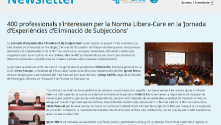 Newsletter de la Jornada de la Norma Libera-Care