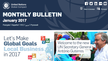 Pacte Mundial de les Nacions Unides. Butlletí - Gener 2017
