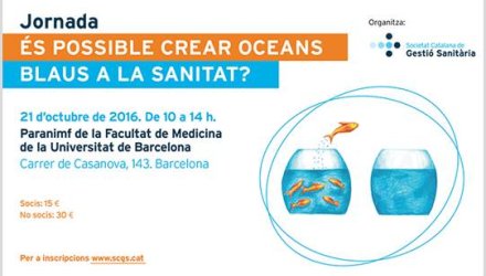 La Unió posa a disposició del associats 50 invitacions per assistir a al Jornada 'És possible crear oceans blaus a la sanitat?'