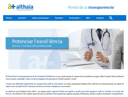 Portal de Transparència Althaia