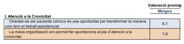 grups focals, debat professionals, programa cronicitat, metges, resultats quantitatius