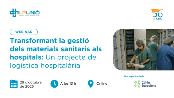 Transformant la gestió dels materials sanitaris als hospitals un projecte de logística hospitalària