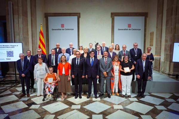 Guardonats Medalla President Macià 2025 Guardonats Medalla President Macià 2025