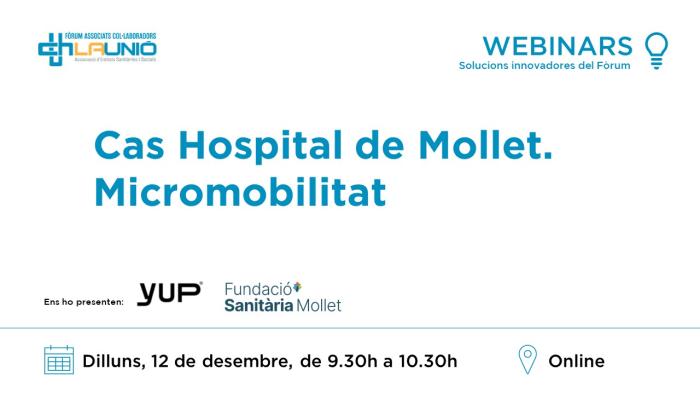 Banner FAC amb Yup i Hospital de Mollet, 12 de desembre