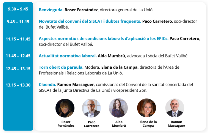 programa caràtula NC sectorial, 19 d\'abril