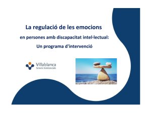 DEP La regulació de les emocions - Villablanca Serveis Assistencials