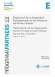 5a edició de l'Observatori de la Cooperació Públicoprivada en les polítiques sanitàries del Programa PARTNERS