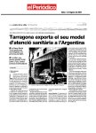 Tarragona exporta el seu model d'atenció sanitària a Argentina