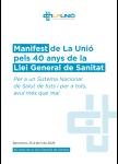 Manifest de La Unió - 40 anys Llei General de Sanitat