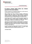 David Elvira nou director general de Recursos Sanitaris
