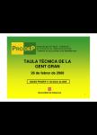 Taula Tècnica Gent Gran ICASS