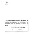 acord Ministeri Sanitat Consell Interterritorial