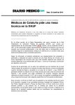 La Unió Metges Catalunya Diario Médico