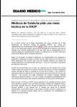 La Unió Metges Catalunya Diario Médico