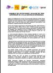 Nota de premsa ACES, ACRA, FATEC, UPIMIR