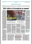 diario Médico odisea presupuesto de Sanidad