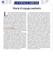 La Vanguardia editorial Hacia el copago sanitario