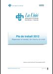 pla de treball 2012