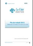 pla de treball 2012