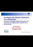 presentació Glòria Palomar Jornada Fòrum Associats Col·laboradors