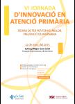 Programa VI Jornada d’Innovació en Atenció Primària