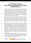 Carta Ministre Montoro